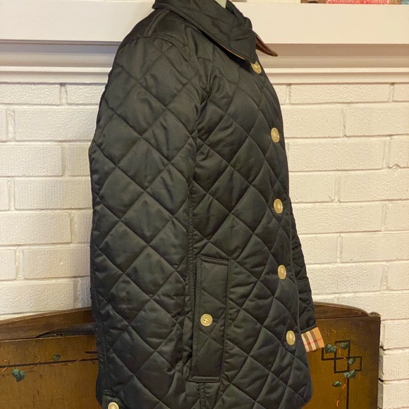 Burberry Ladies Diamond Quilted Jacket Black Size M - Picture 16 of 16